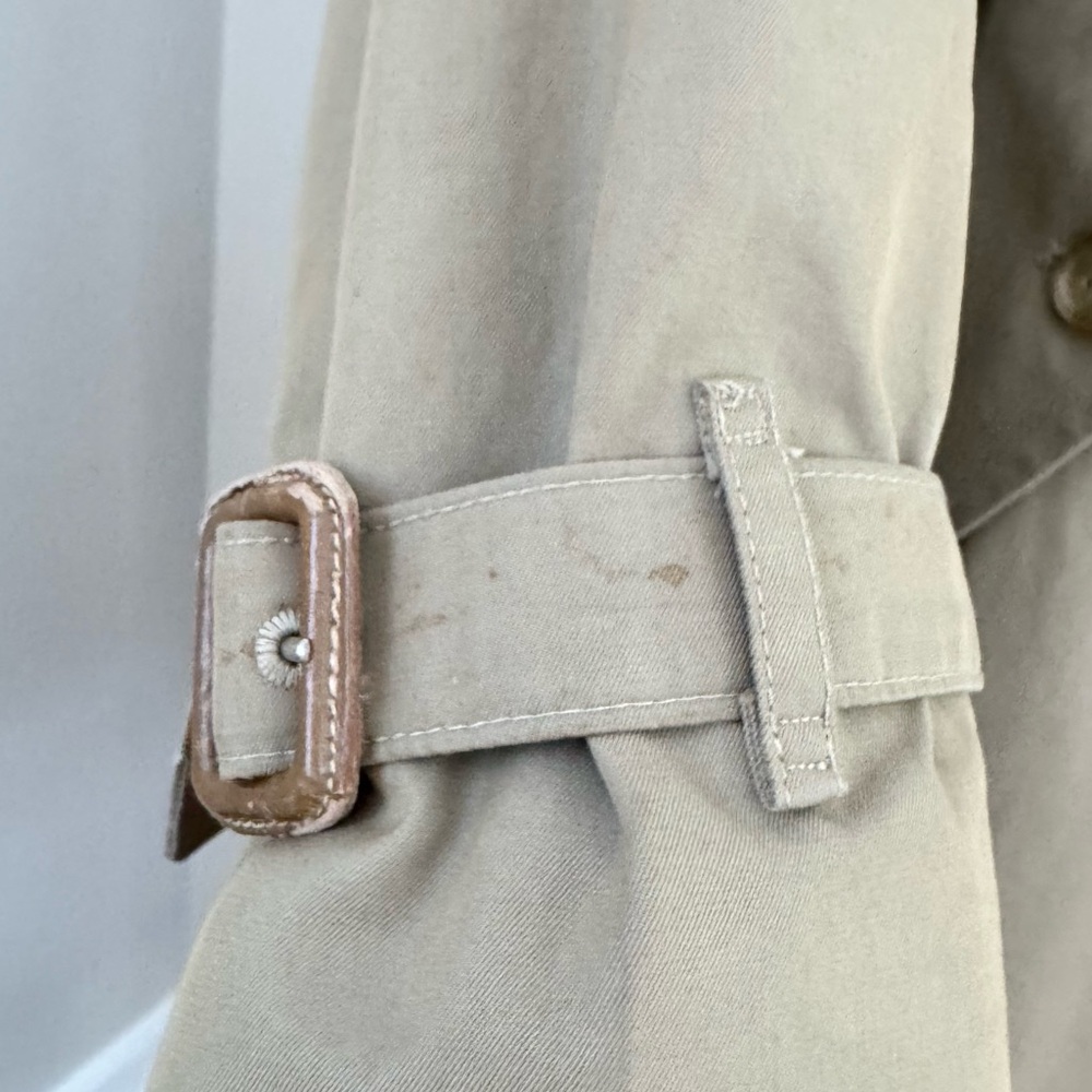 ✨Vintage 80s Burberrys Trench Coat – Iconic Nova Check – XL✨ - Picture 15 of 16